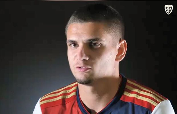 Răzvan Marin s-a prezentat fanilor lui Cagliari: „Pasez bine și am un șut puternic. Mi-au plăcut mult Xavi și Iniesta”