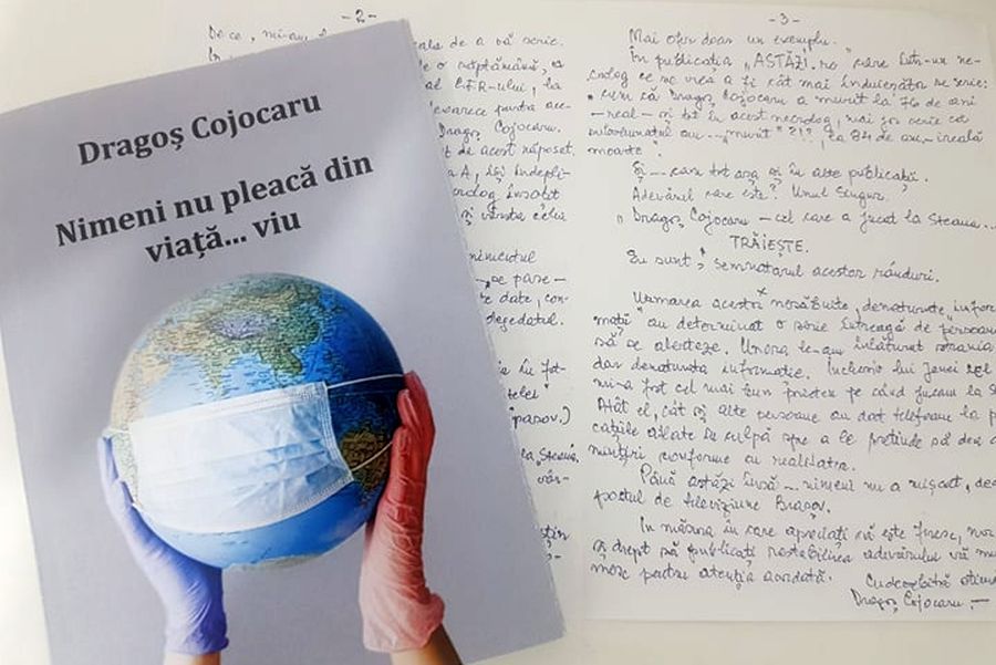 Scrisoarea primită la redacție și un exemplar al noii sale cărți Eroarea care a produs panică în familia unui fost jucător al Stelei » Anunțat mort și confundat cu un fotbalist cu același nume!