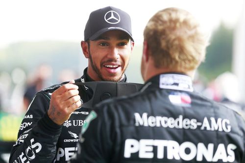 Lewis Hamilton are cinci victorii în acest sezon. foto: Guliver/Getty Images