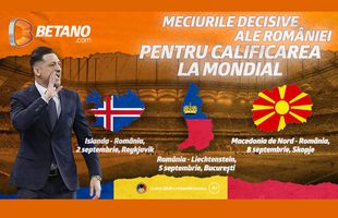 Meciurile care ne pot ține în viață în cursa pentru Mondiale! Vezi pe Betano ce șanse au băieții lui Rădoi