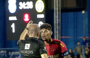 Florinel Coman putea fi eliminat în Farul - FCSB » Cum l-au surprins camerele TV: „Ce, e prima oară când face asta?”