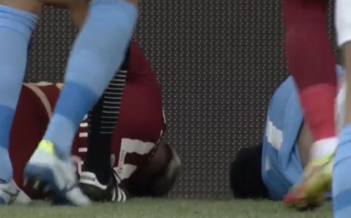 Desfigurat! FOTO-ȘOC din ambulanță: cum arată Cristi Manea, după faza care i-a îngrozit pe spectatorii din Gruia