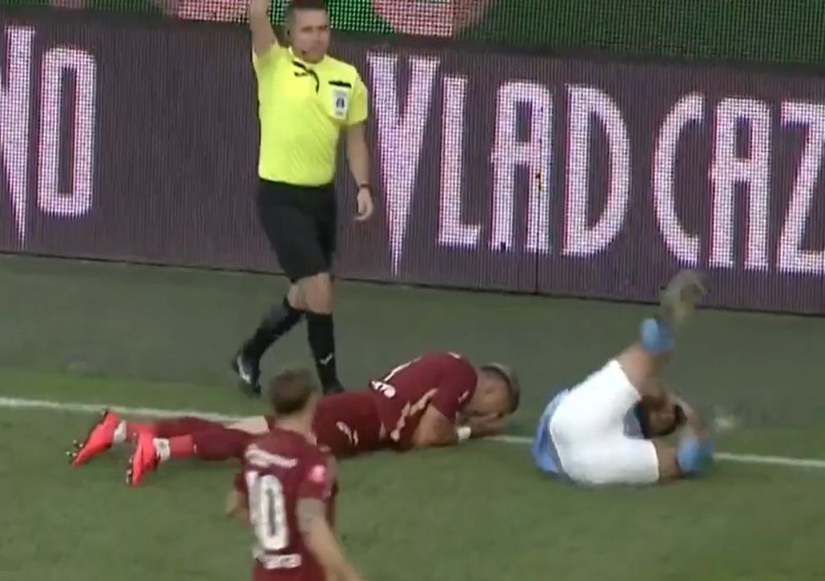 Desfigurat! FOTO-ȘOC din ambulanță: cum arată Cristi Manea, după faza care i-a îngrozit pe spectatorii din Gruia