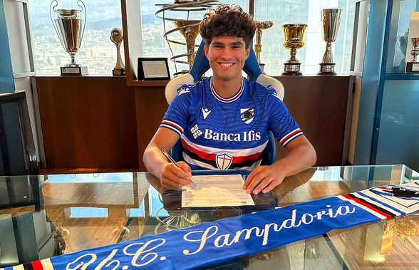 Un atacant român de 16 ani a semnat cu Sampdoria