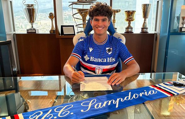 Transfer anunțat de CFR Cluj: „Internaționalul român a avut un parcurs excelent la Sampdoria”