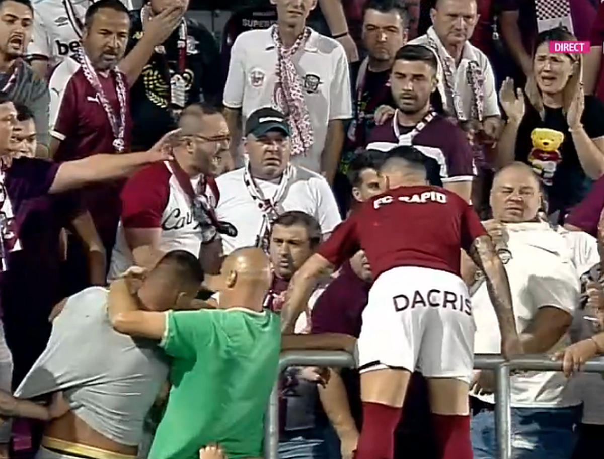 Conflict între fanii Rapidului înaintea derby-ului cu Dinamo