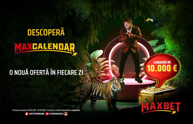 MaxCalendar – Aventura începe pe 1 Septembrie pe MaxBet.ro!