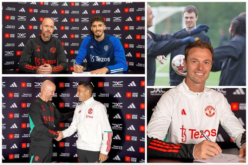 Altay Bayindir, Sergio Reguilon și Jonny Evans au semnat cu Manchester United // foto: Twitter