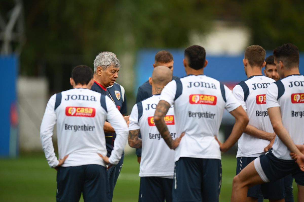 Mircea Lucescu, primul antrenament la naționala României/ foto: Raed Krishan (GSP)