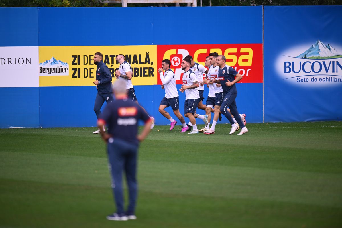 Mircea Lucescu, primul antrenament la naționala României/ foto: Raed Krishan (GSP)