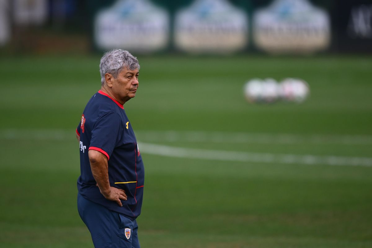 Mircea Lucescu, primul antrenament la naționala României/ foto: Raed Krishan (GSP)