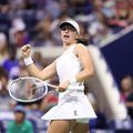Iga Swiatek sărbătorind victoria din turul 3 la US Open Foto: Imago