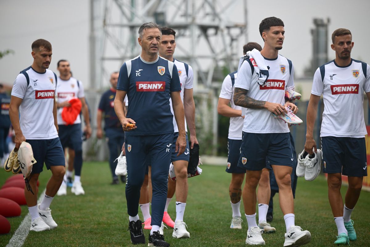 Mircea Lucescu, primul antrenament la naționala României/ foto: Raed Krishan (GSP)