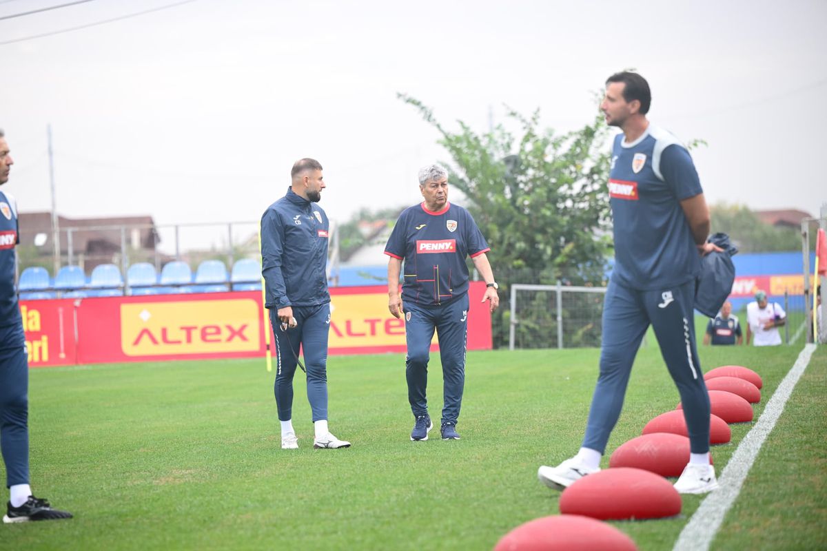 Mircea Lucescu, primul antrenament la naționala României/ foto: Raed Krishan (GSP)