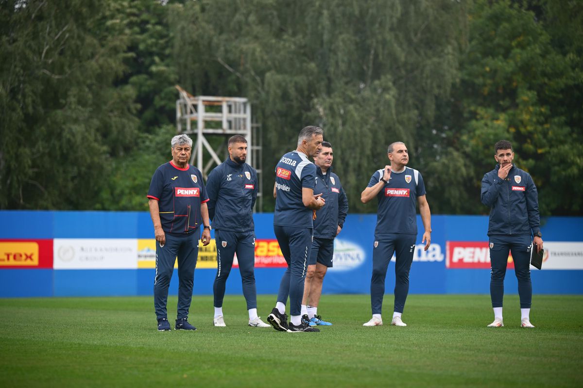 Mircea Lucescu, primul antrenament la naționala României/ foto: Raed Krishan (GSP)