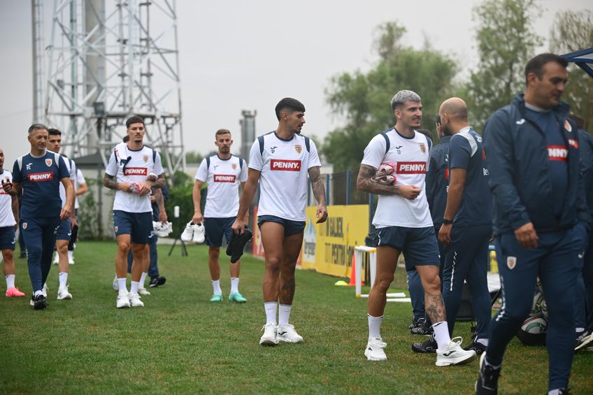 Mircea Lucescu, primul antrenament la naționala României/ foto: Raed Krishan (GSP)