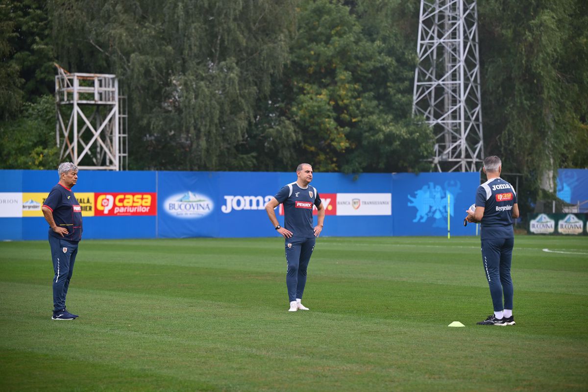 Mircea Lucescu, primul antrenament la naționala României/ foto: Raed Krishan (GSP)