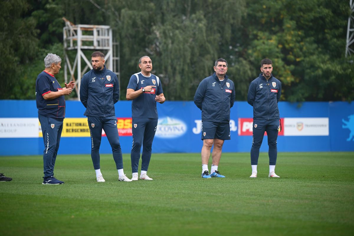 Mircea Lucescu, primul antrenament la naționala României/ foto: Raed Krishan (GSP)