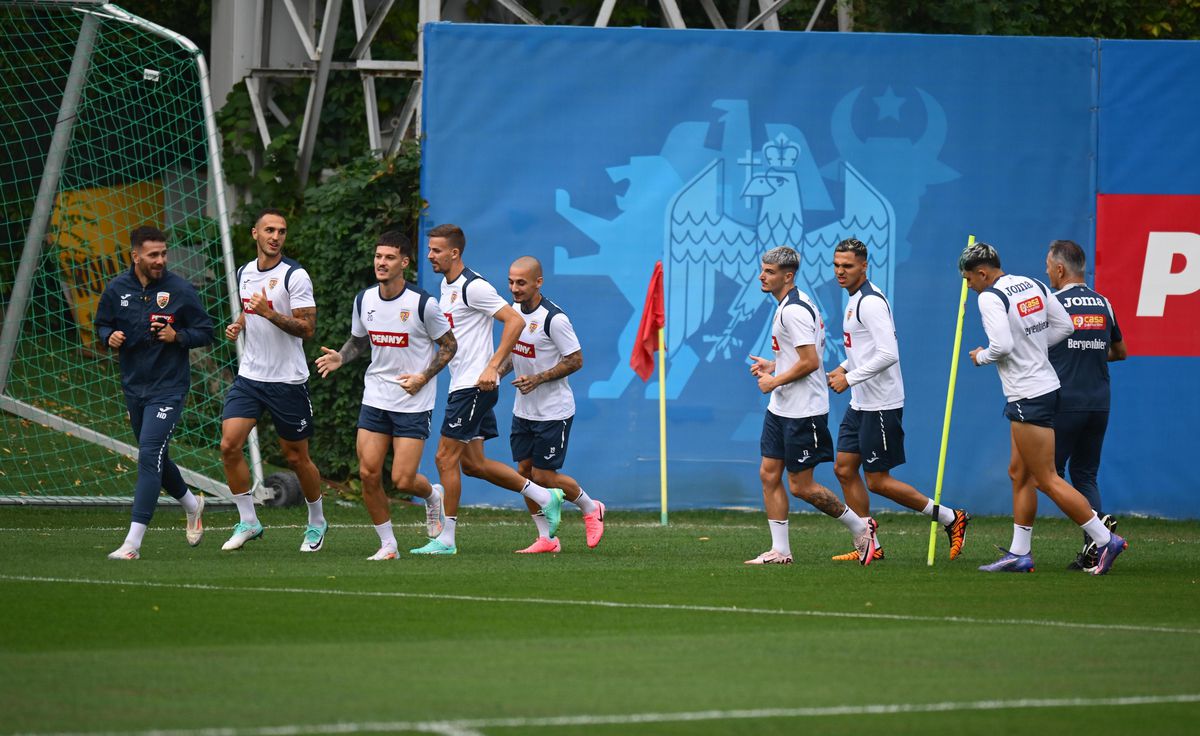 Mircea Lucescu, primul antrenament la naționala României/ foto: Raed Krishan (GSP)