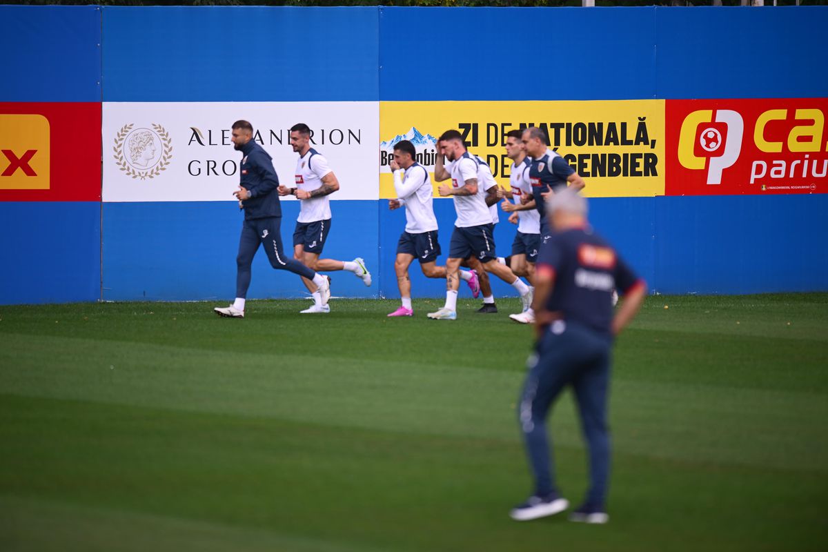 Mircea Lucescu, primul antrenament la naționala României/ foto: Raed Krishan (GSP)