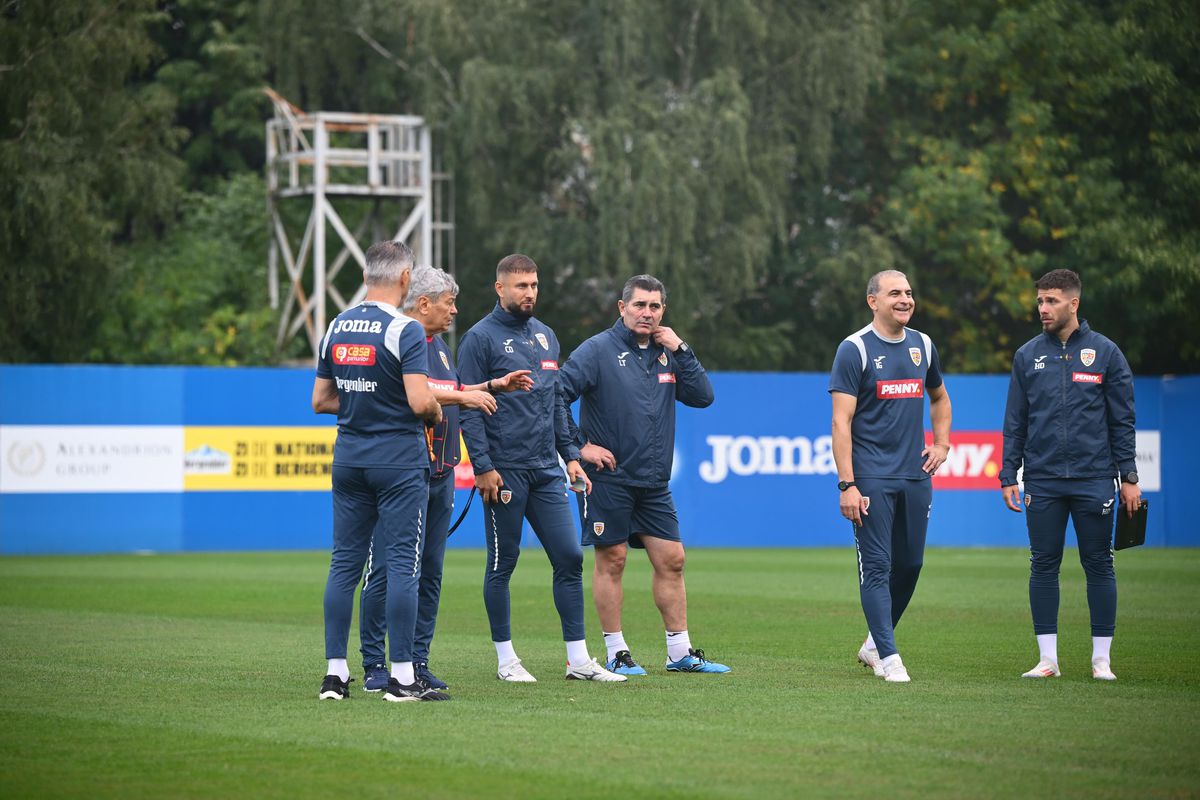 Mircea Lucescu, primul antrenament la naționala României/ foto: Raed Krishan (GSP)