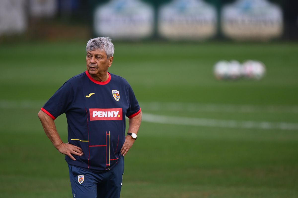 Mircea Lucescu, primul antrenament la naționala României/ foto: Raed Krishan (GSP)