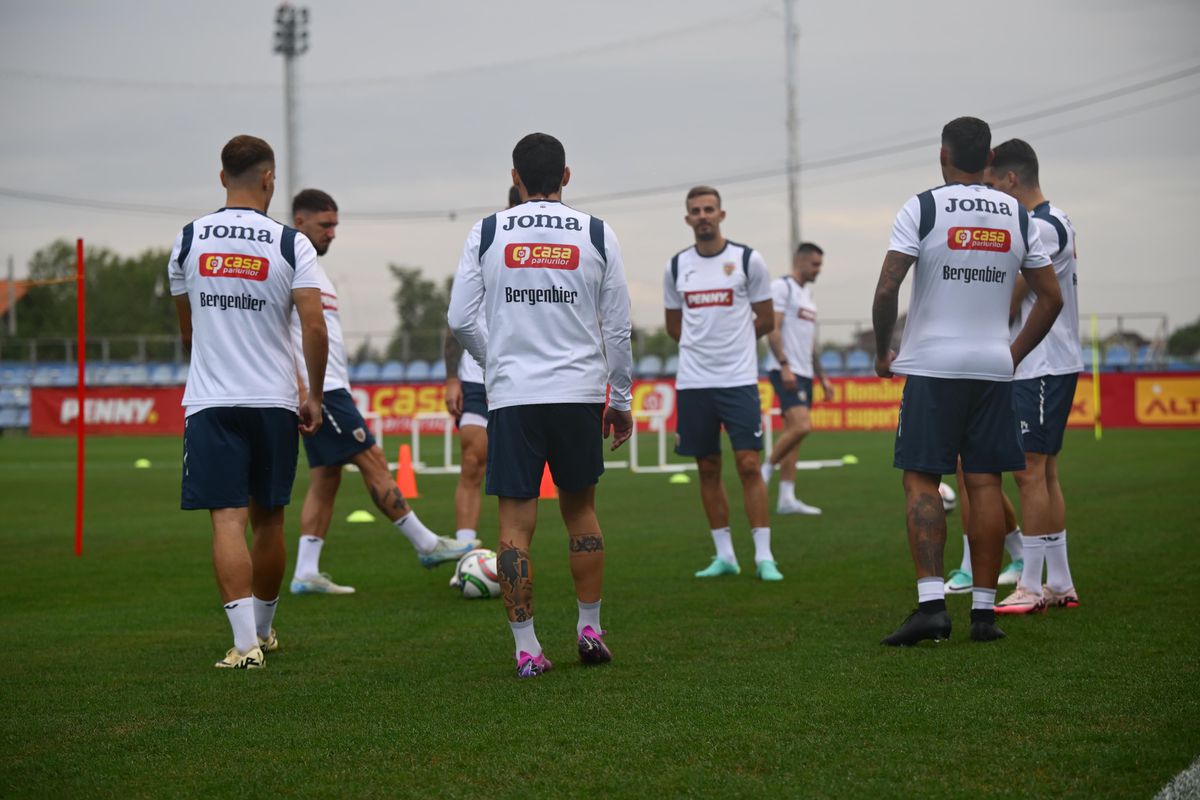 Mircea Lucescu, primul antrenament la naționala României/ foto: Raed Krishan (GSP)