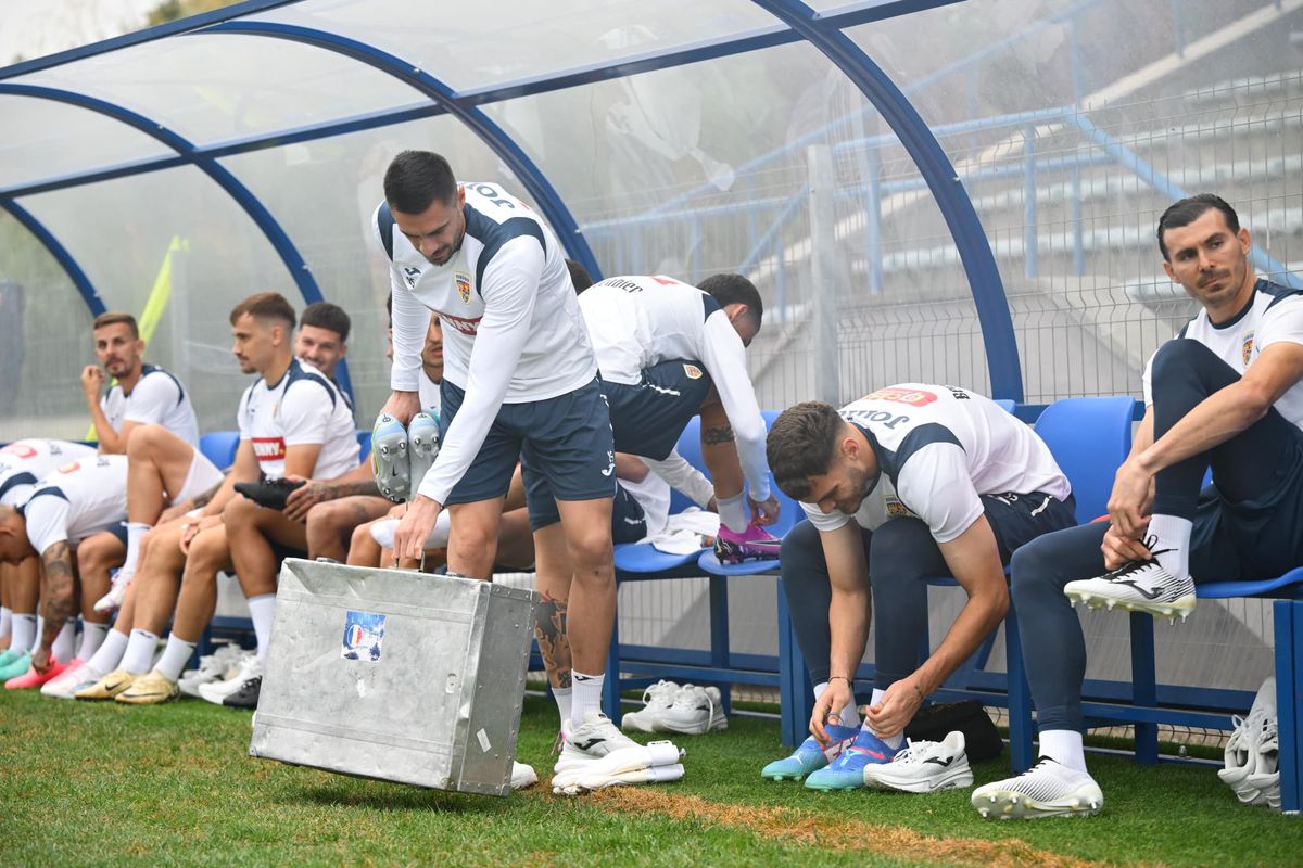 Mircea Lucescu, primul antrenament la naționala României/ foto: Raed Krishan (GSP)