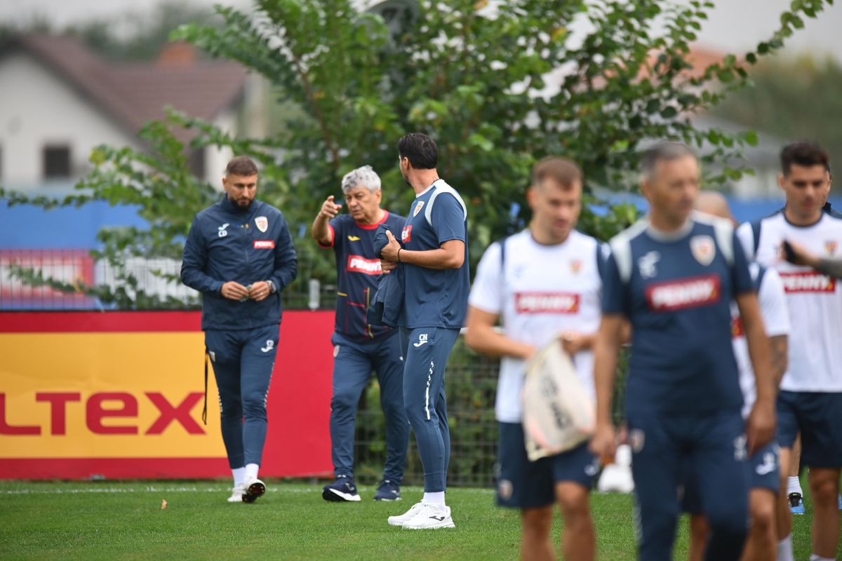 Mircea Lucescu, primul antrenament la naționala României/ foto: Raed Krishan (GSP)