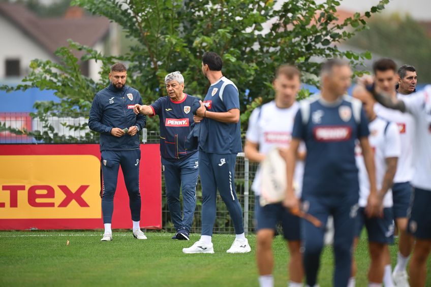 Mircea Lucescu, primul antrenament la naționala României/ foto: Raed Krishan (GSP)