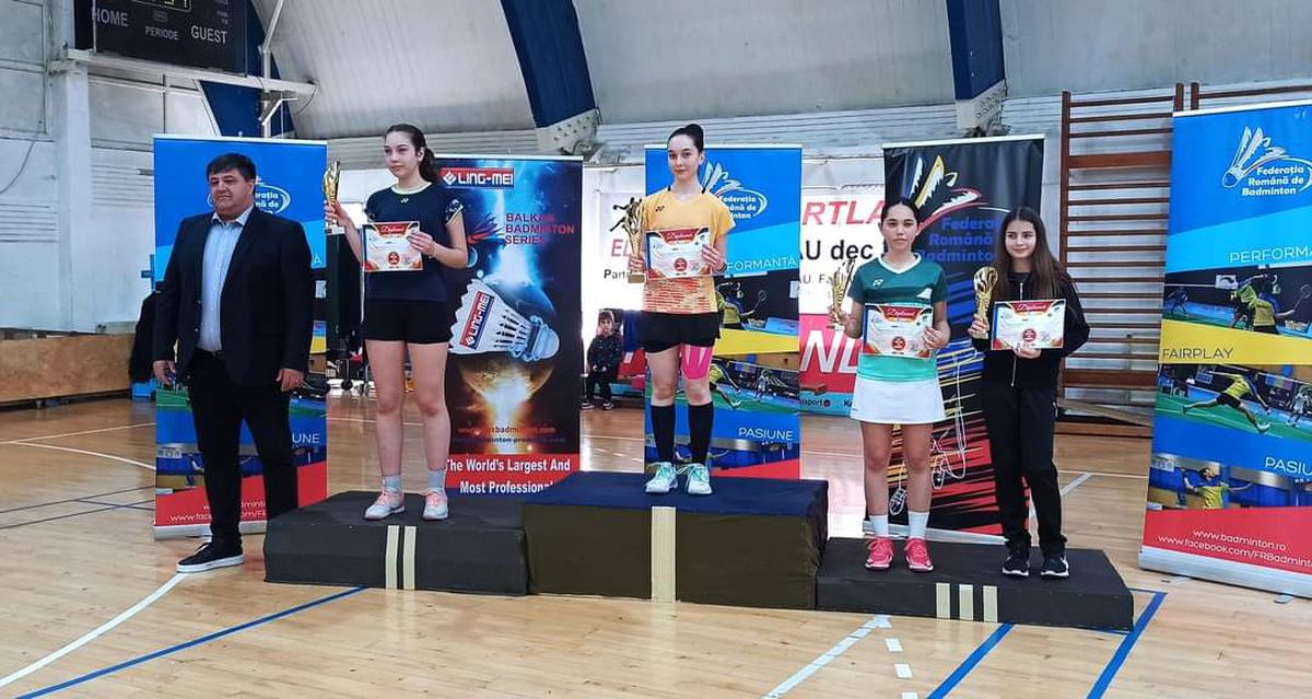 Andreea Costache, una dintre marile promisiuni din badmintonul românesc