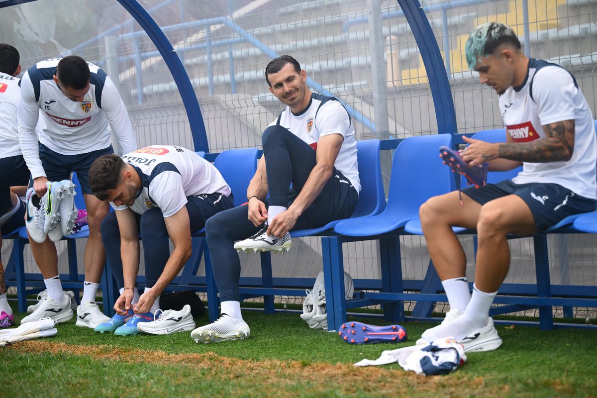 Mircea Lucescu, primul antrenament la naționala României/ foto: Raed Krishan (GSP)