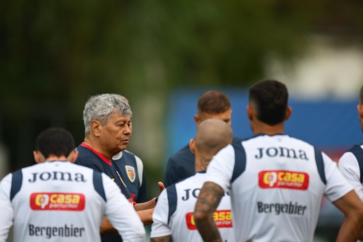 Mircea Lucescu, primul antrenament la naționala României/ foto: Raed Krishan (GSP)