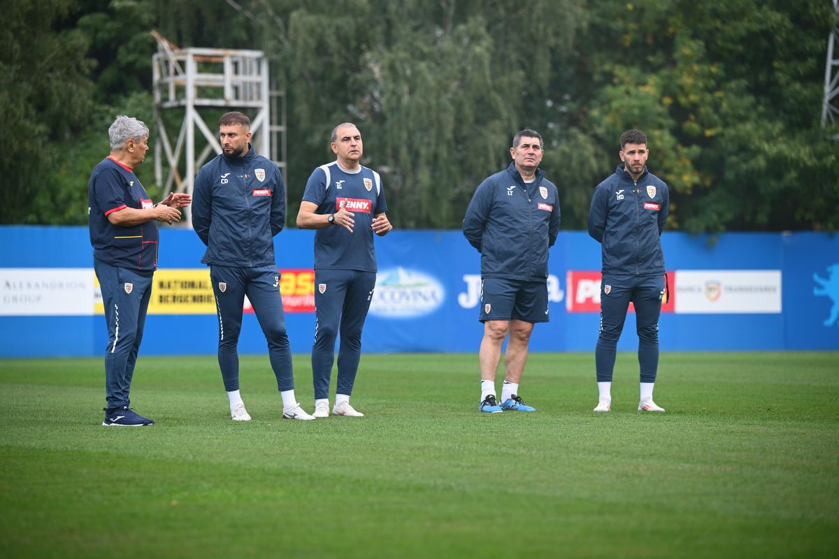 Mircea Lucescu, primul antrenament la naționala României/ foto: Raed Krishan (GSP)