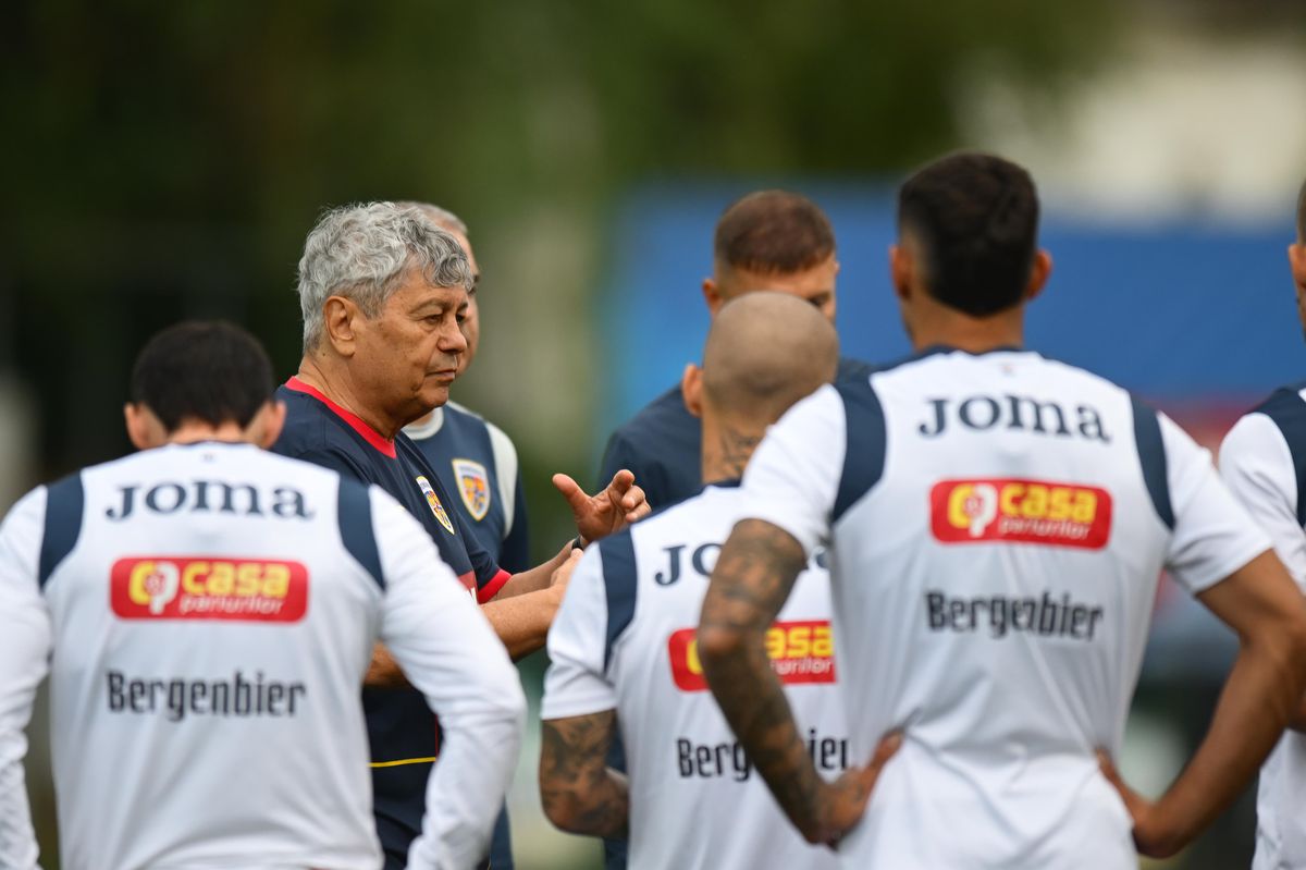 Mircea Lucescu, primul antrenament la naționala României/ foto: Raed Krishan (GSP)