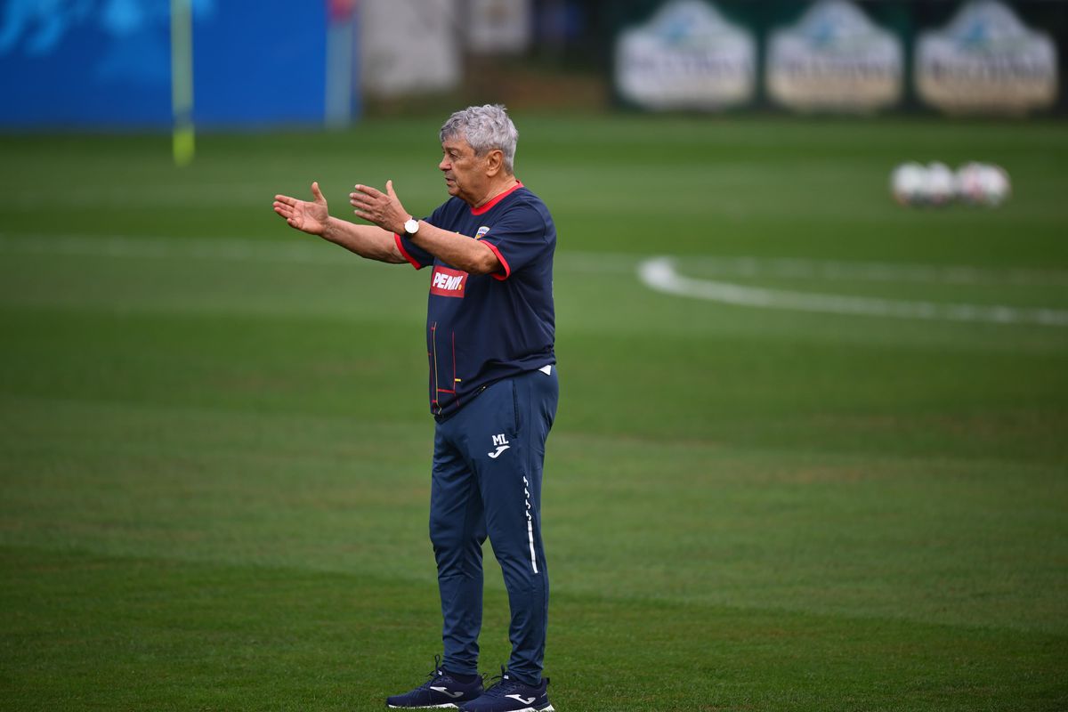 Mircea Lucescu, primul antrenament la naționala României/ foto: Raed Krishan (GSP)