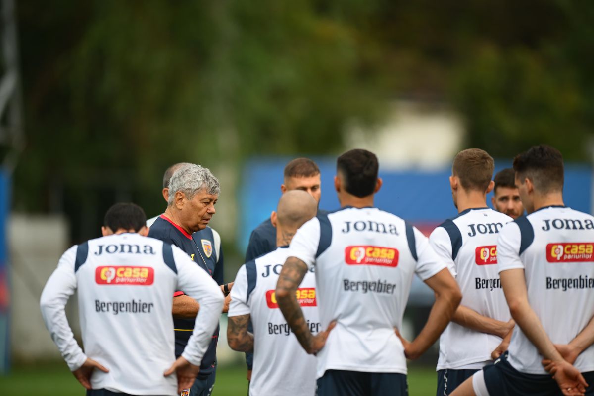 Mircea Lucescu, primul antrenament la naționala României/ foto: Raed Krishan (GSP)