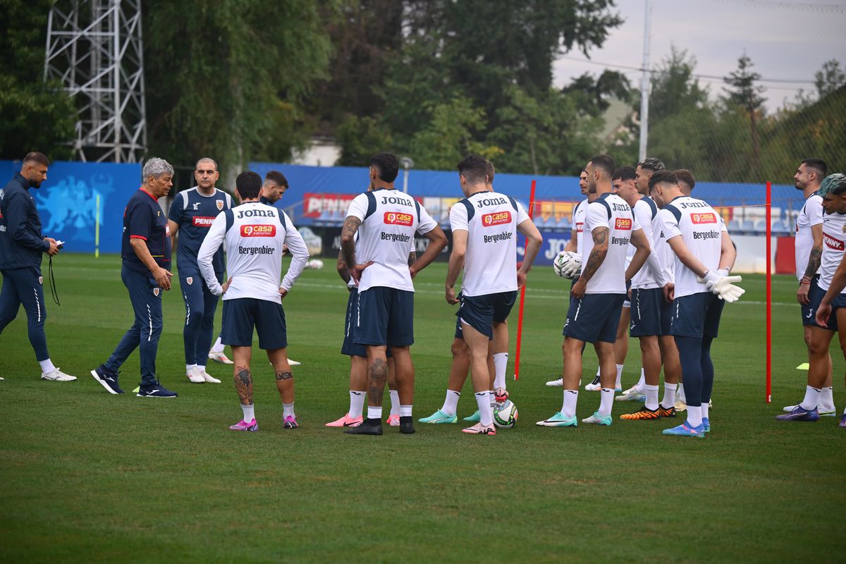 Mircea Lucescu, primul antrenament la naționala României/ foto: Raed Krishan (GSP)