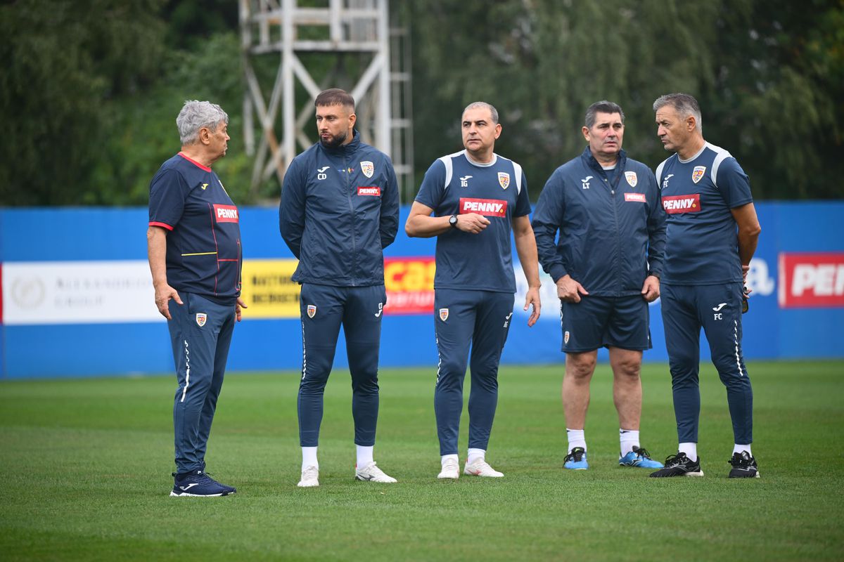 Mircea Lucescu, primul antrenament la naționala României/ foto: Raed Krishan (GSP)