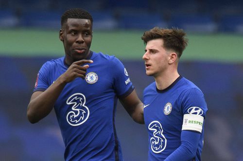 Kurt Zouma (stânga) și Mason Mount (dreapta) / Foto: Imago Images