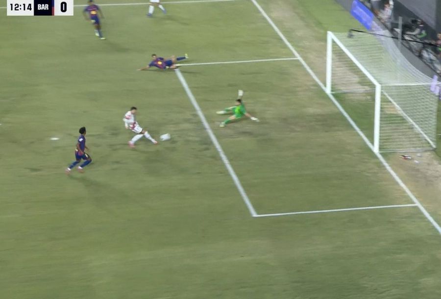 Poziția din care Andrei Rațiu a tras în Garcia Nota primită de Andrei Rațiu după Rayo Vallecano - Barcelona » La fel ca Yamal, Pedri și Raphinha