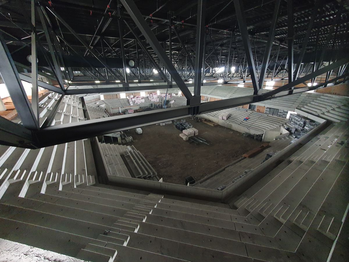 „Colosseumul” României e gata în proporție de 70%: „Va arăta fantastic!” » Proiectul a scăpat de tăierea fondurilor guvernamentale