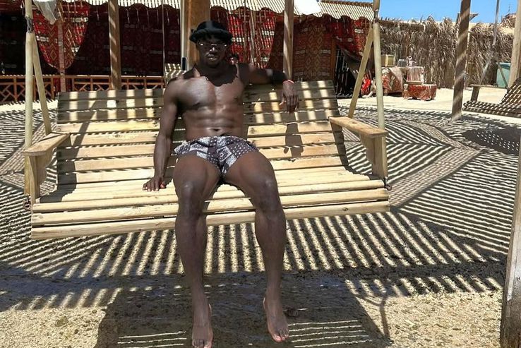 Steven Nsimba e un împătimit al mersului la sală / Sursă foto: Instagram