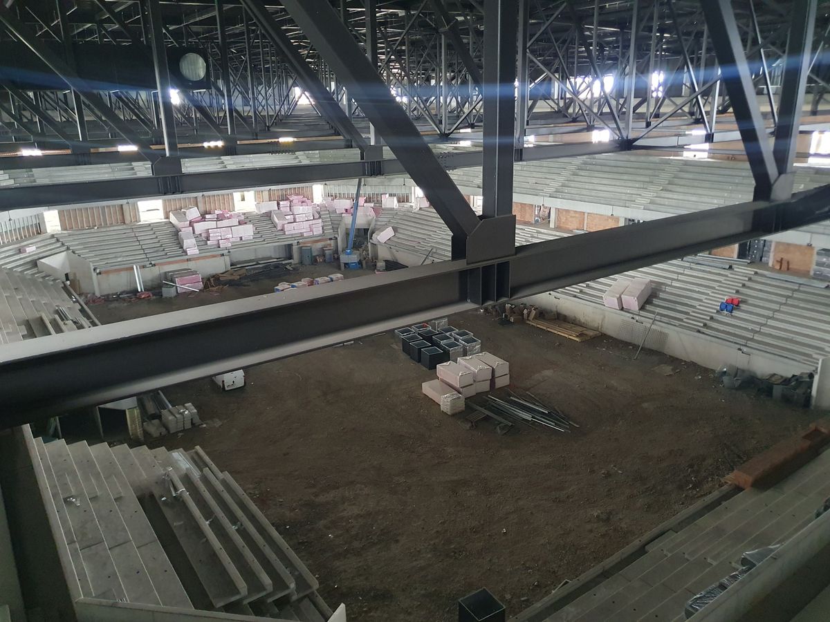 „Colosseumul” României e gata în proporție de 70%: „Va arăta fantastic!” » Proiectul a scăpat de tăierea fondurilor guvernamentale