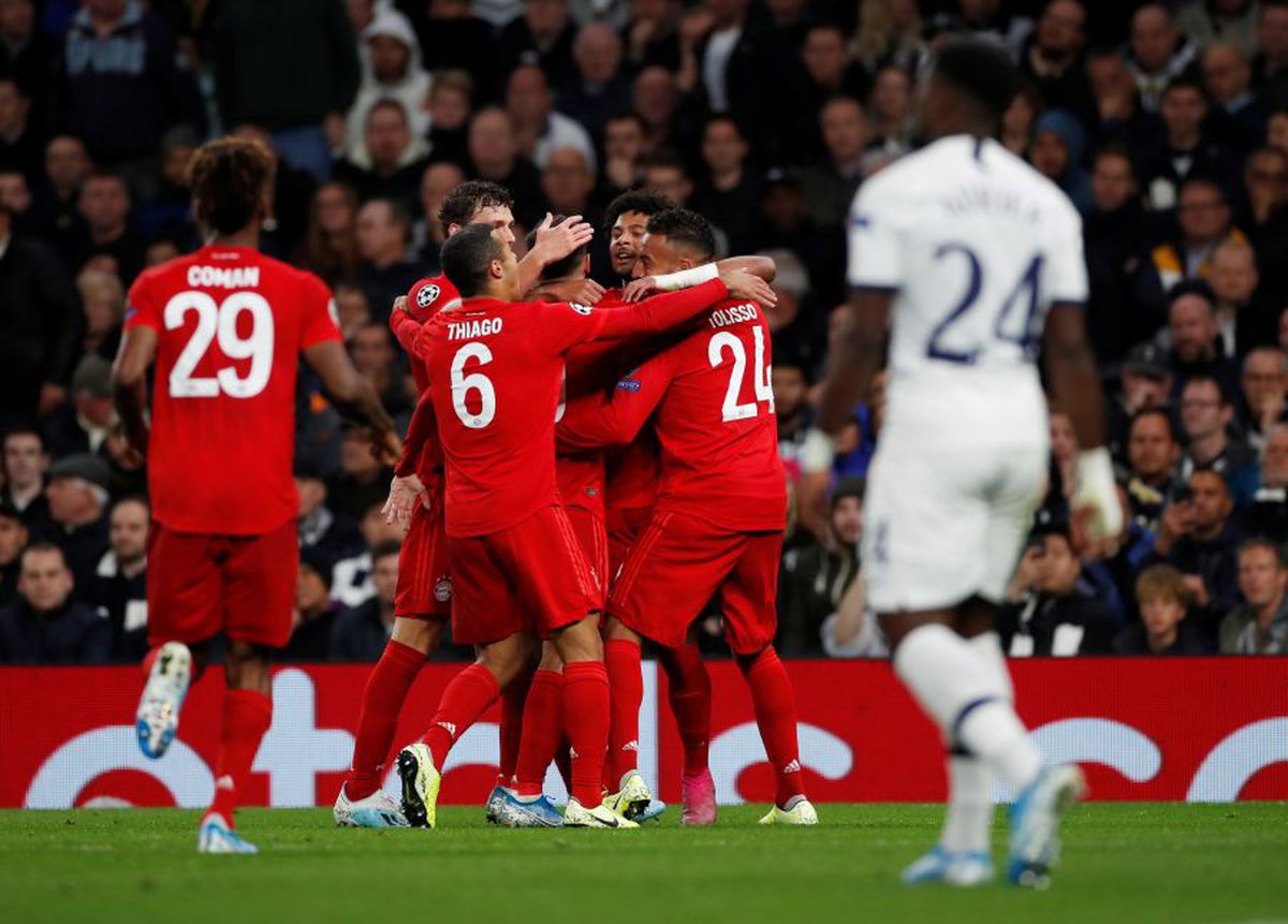 LIGA CAMPIONILOR, ETAPA #2 // VIDEO+FOTO Bayern Munchen a nimicit-o pe Tottenham într-un meci cu nouă goluri » Real Madrid a comis-o cu Brugge! Vezi AICI toate rezultatele