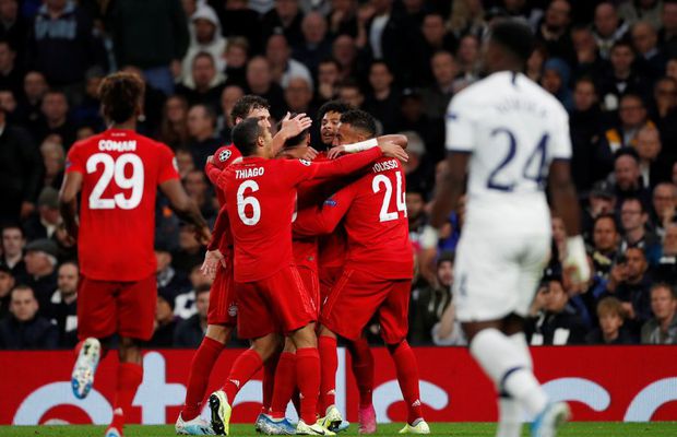 LIGA CAMPIONILOR, ETAPA #2 // VIDEO+FOTO Bayern Munchen a nimicit-o pe Tottenham într-un meci cu nouă goluri » Real Madrid a comis-o cu Brugge! Vezi AICI toate rezultatele