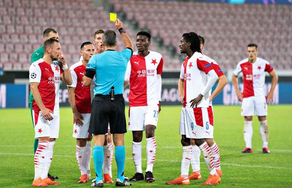 Midtjylland - Slavia 4-1 (în tur 0-0). Slavia Praga, atac dur la arbitru. „E o porcărie UEFA! S-au șters la fund cu noi”