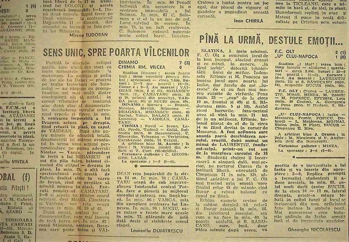 RETRO GSP. 34 de ani de la cea mai mare rușine din istoria lui Dinamo, de dinainte de Revoluție: 0-1 și 1-2 cu 17 Nentori