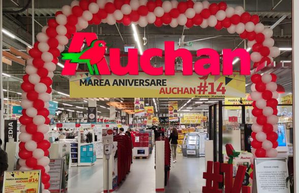 Auchan sărbătorește 14 ani în România cu premii de zeci de mii de euro