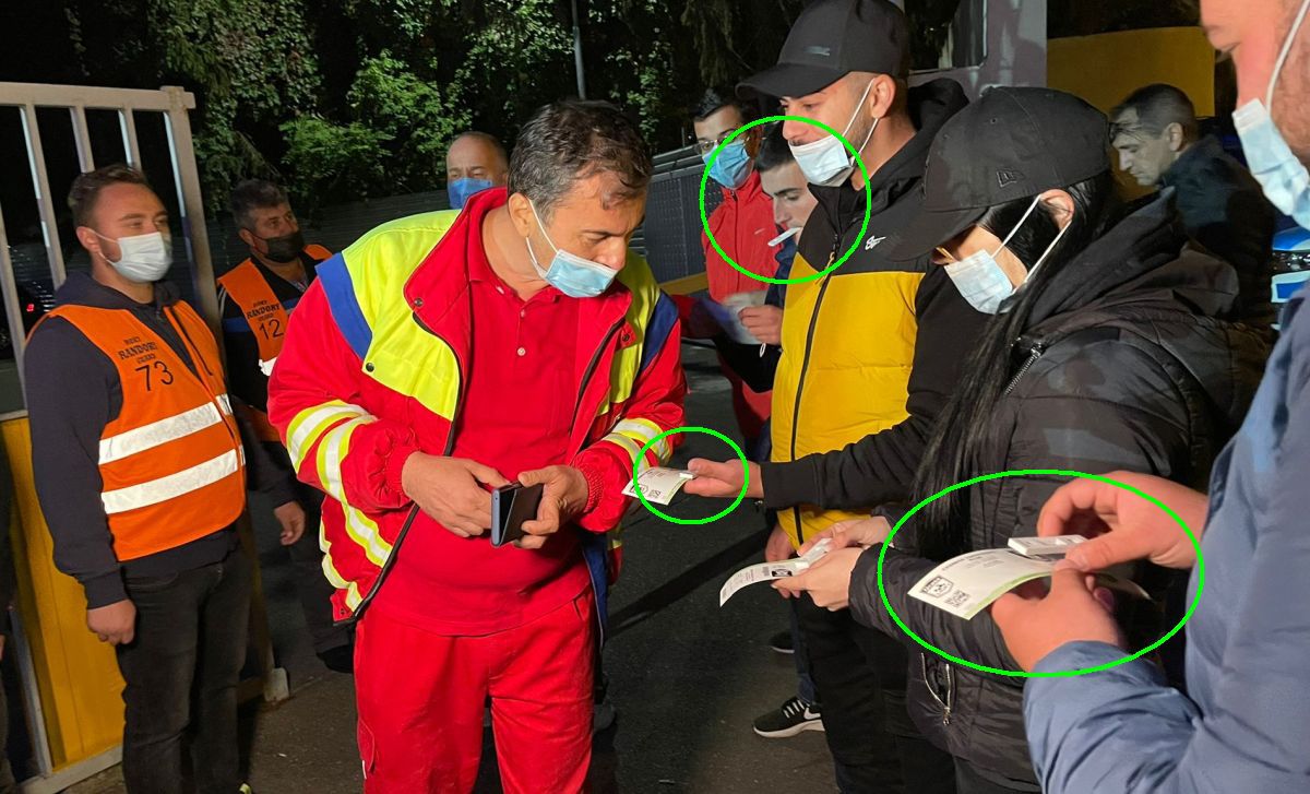 Imagini frapante surprinse de GSP la intrarea pe „Ilie Oană”, la meciul Chindia - FCSB » Cum se face accesul fanilor, în plin val 4 al pandemiei de Covid-19